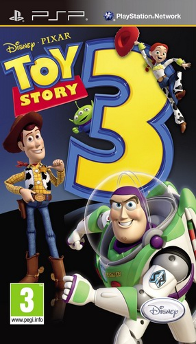 Toy Story 3: The Video Game box art for PSP